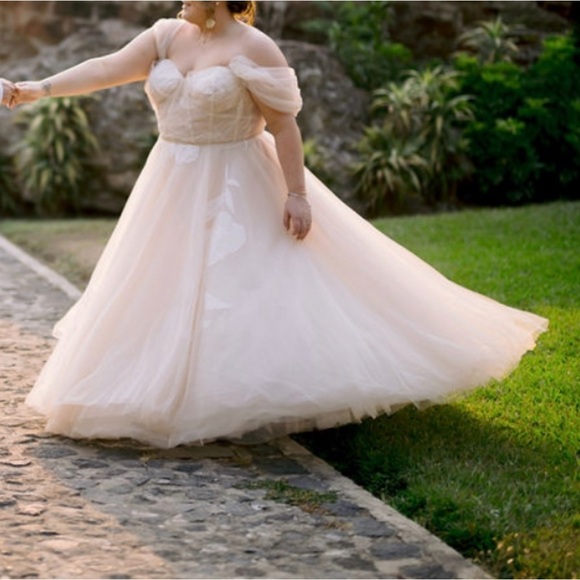 Wtoo Watters Lee Wedding Gown Sz22 - Picture 5 of 6